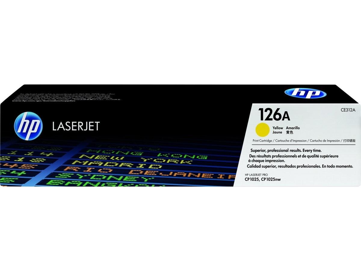 TONER HP CE312A 126A YELLOW RETAIL