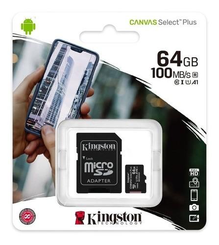 MICRO SD 32GB KINGSTON CANVAS SELECT PLUS 100