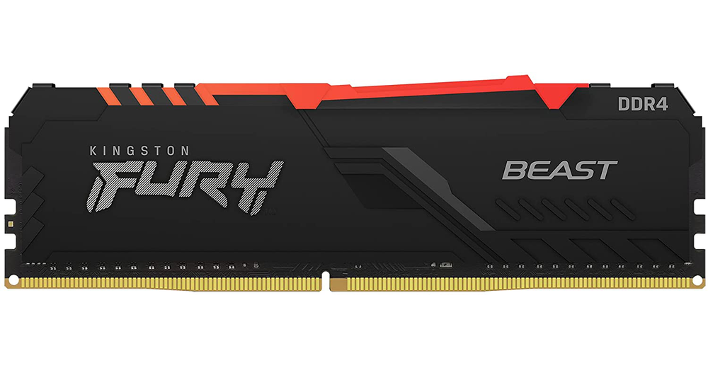MEMORIA UDIMM DDR4 3200MHZ 16GB RGB KINGSTON FURY BEAST